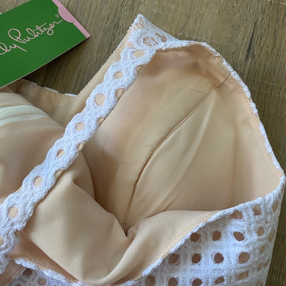 BRAND NEW LILLY PULITZER WHITE DRESS. Size 0 Absolutely Beautiful! - Picture 5 of 7